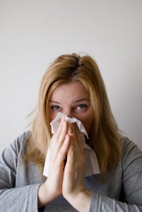 flu woman