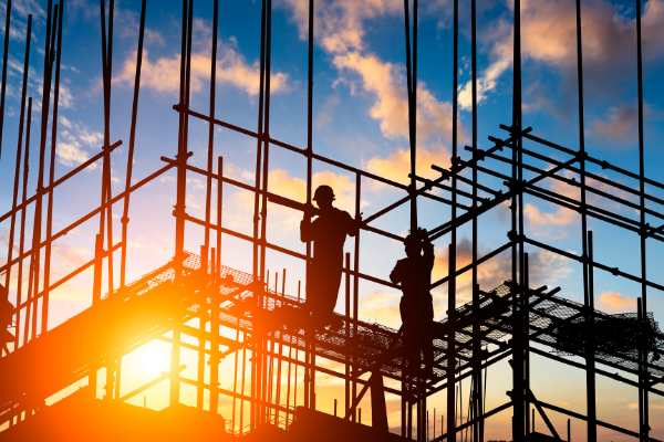 builders-climbing-a-structure New Foundation with builders