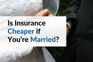 is wedding insurance cheaper if you're married